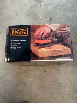 Black + Decker sander NIB