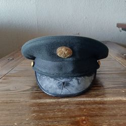 vintage us arm forces hat gray color As is
