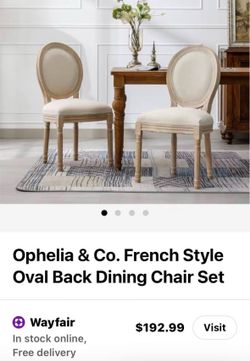 Dining chairs