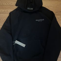 Essentials Hoodie Black Size Medium