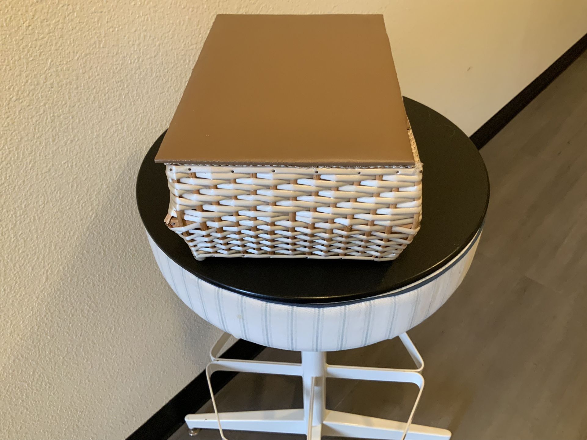 1980’s Sewing Basket With Essential Sewing Tools. $99