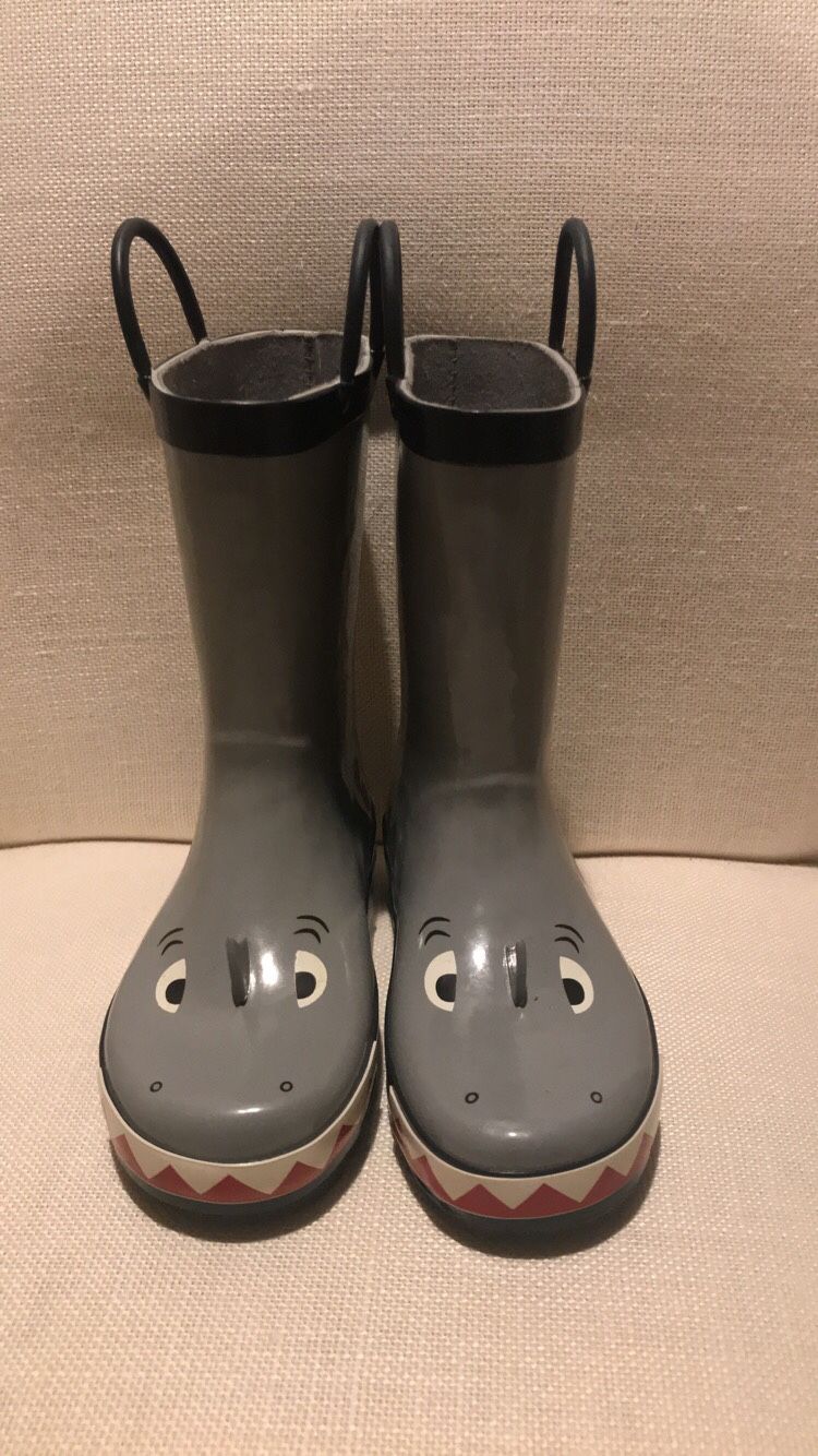 Gymboree shark rain boots