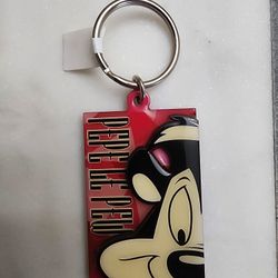 Pepe Le Pew Cartoon Key Chain – Rectangular Glossy Panel