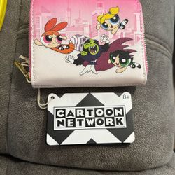 💖 Cartoon Network Powerpuff Girls Loungefly Wallet – NEW with Tags