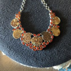 Amorite Gem Necklace Silver 9,25 