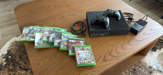 Xbox One Console Bundle with 2 Controllers and 9 Games