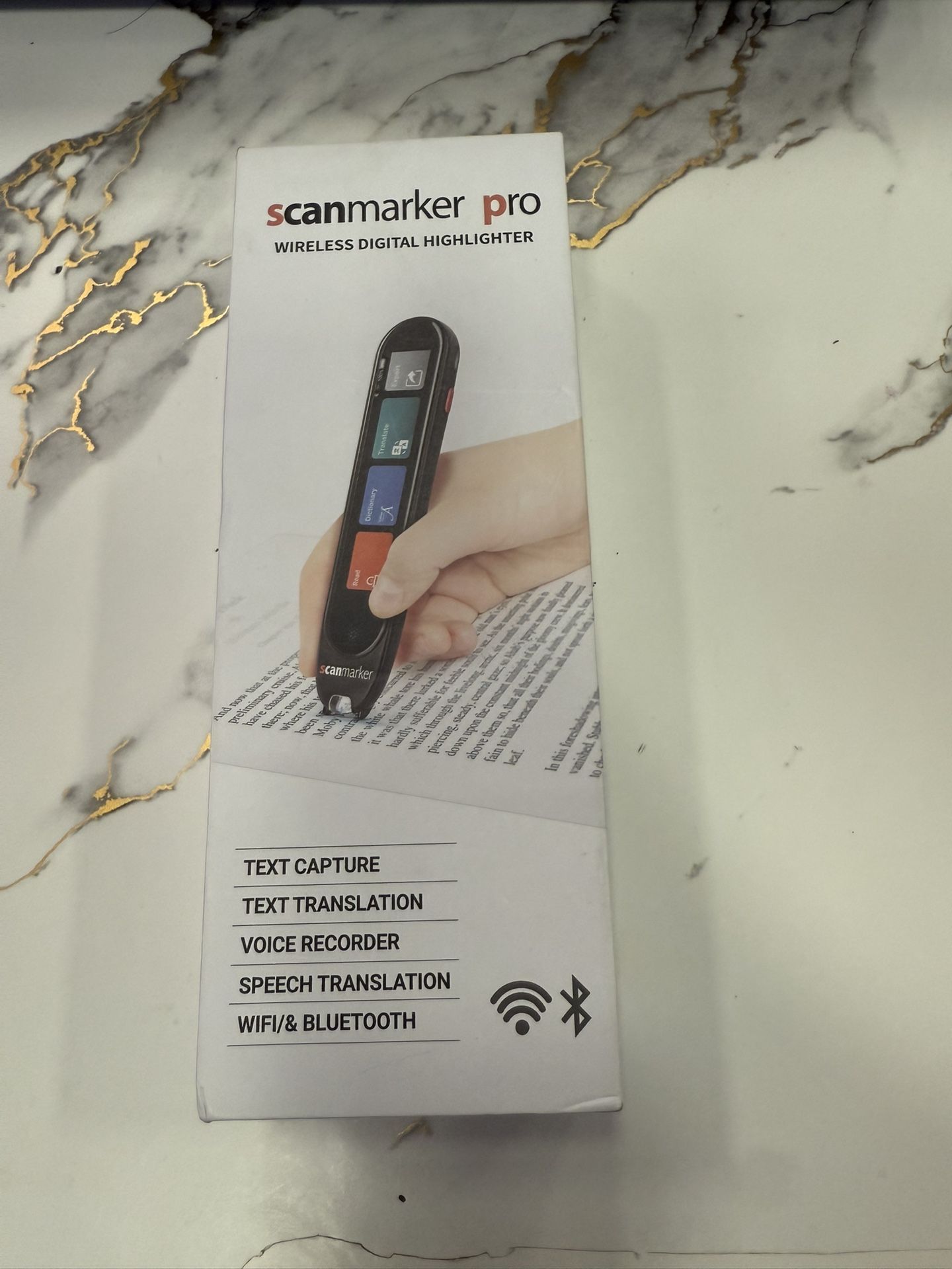 Scan Marker Pro Pen Digital OCR Highlighter And Reader Brand New In Box!!!