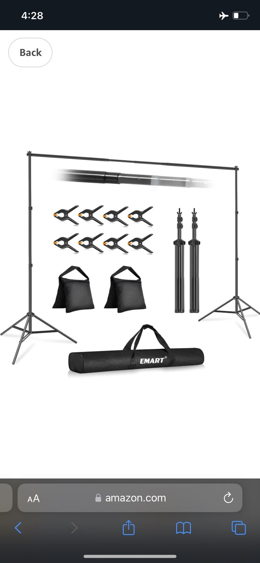 10x7ft Backdrop Stand Emart