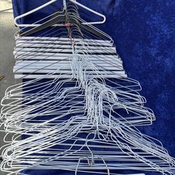 60 pc clothes hangers altogether $5