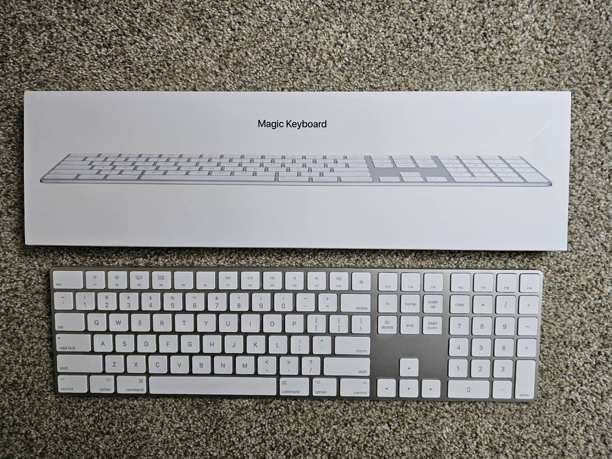 Magic Keyboard with Numeric Keypad for Mac models