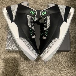 Retro Jordan Green Glow 3s