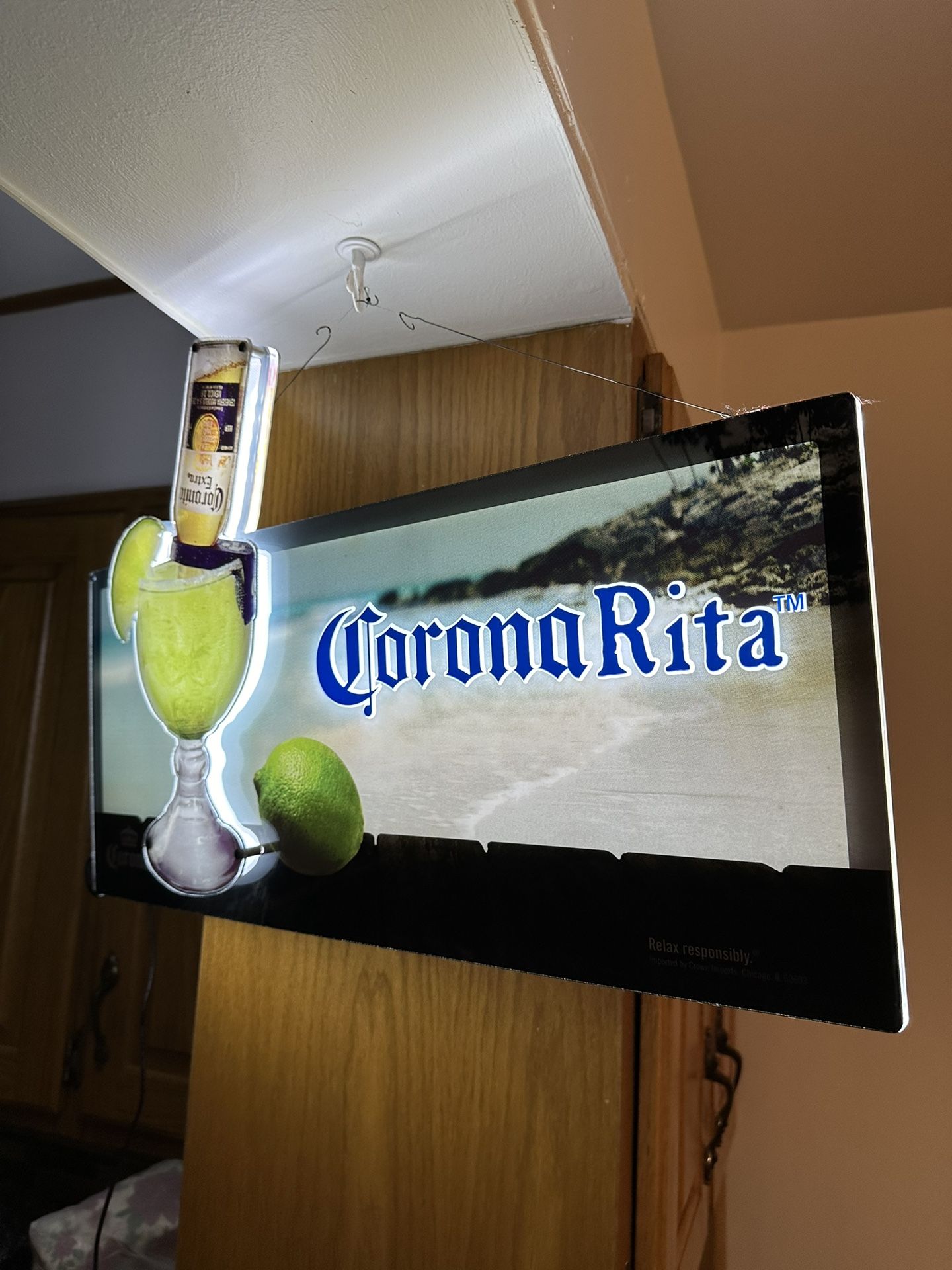 CoronaRita Led Light Up Sign