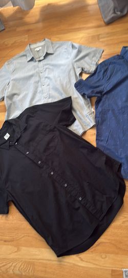 Men’s short sleeves shirts bundle size L