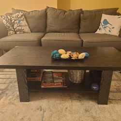 Black Coffee Table & Side Tables