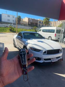 Ford Mustang Smart Key Fob with Keychain