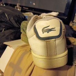 Tenis Marca Lacoste.       $25.   Dls