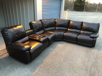 Power Reclining Sectional Couch