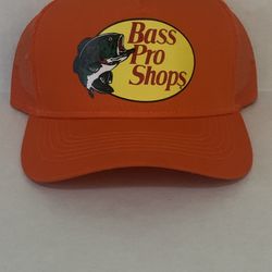 Orange Bass Pro Adjustable Hat