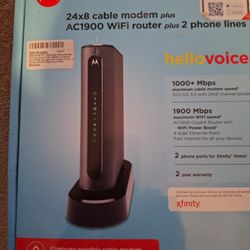 Motorola Cable Modem WiFi Router