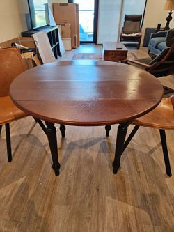 Table and 2 Colamy Chairs