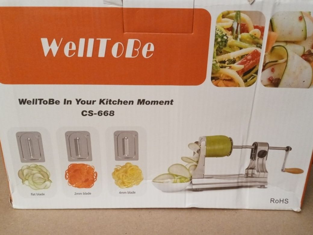 Welltobe 6 - Blade Vegetable Spiralizer