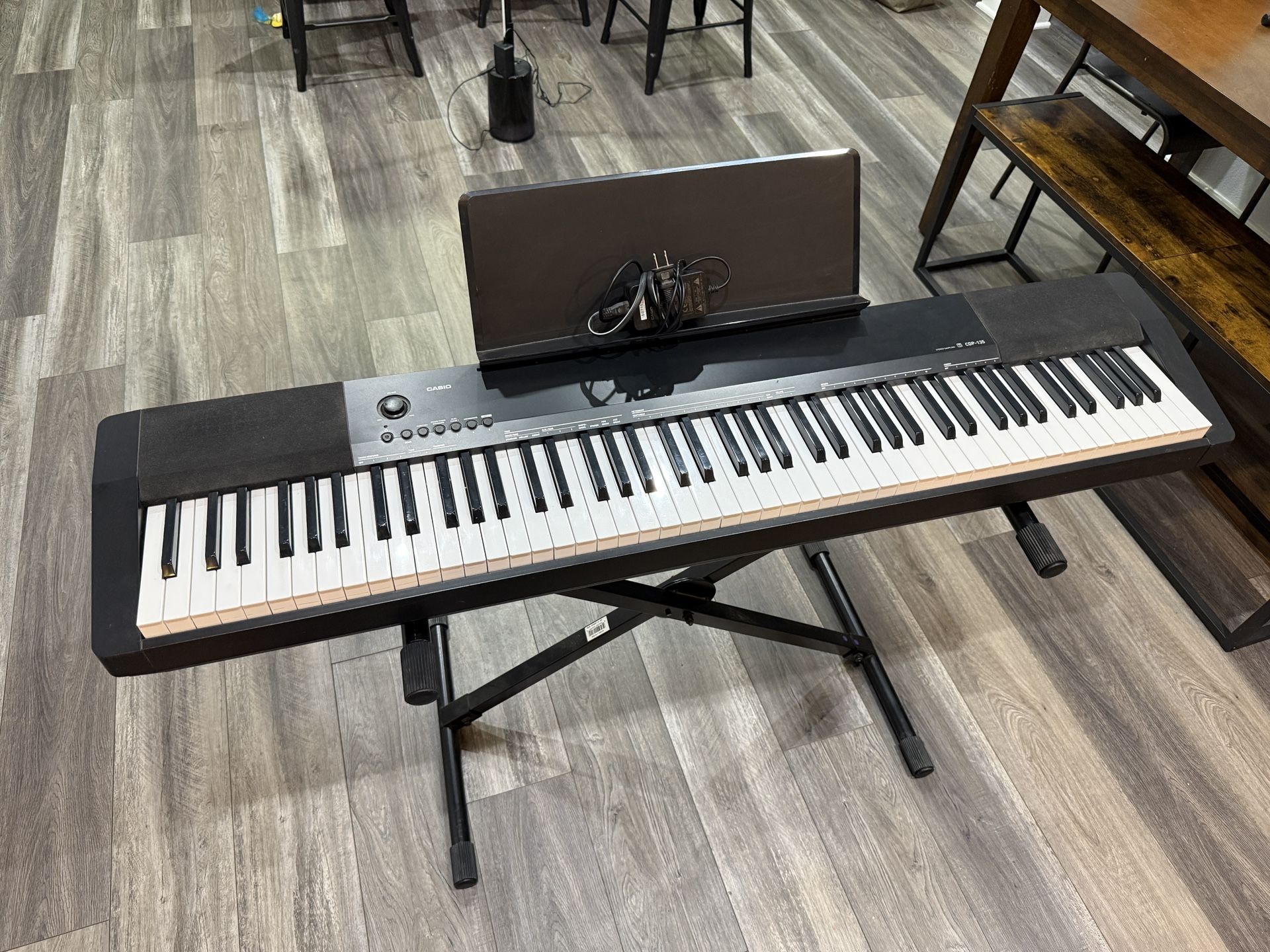Casio CDP-135 Digital Piano + Stand
