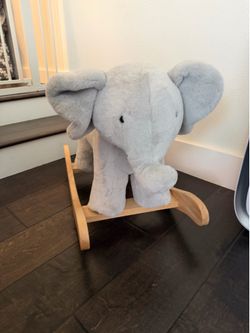 Plush Elephant Rocking Toy