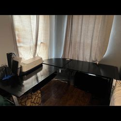 Glass Desk