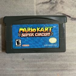 Mario kart super circuit Nintendo Gameboy Advance
