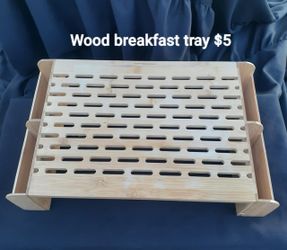 Wooden Breakfast Tray