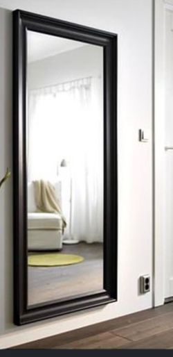 IKEA Black Brown Hemnes Full Length Mirror