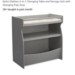 Gray Changing Table 