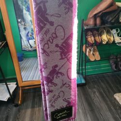Purple Coach Scarf