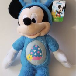 Mickey Mouse Easter Bunny Plush