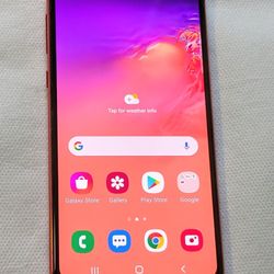 LIKE NEW Condition RED Samsung Galaxy  S10e S10 128GB UNLOCKED Cell Phone 