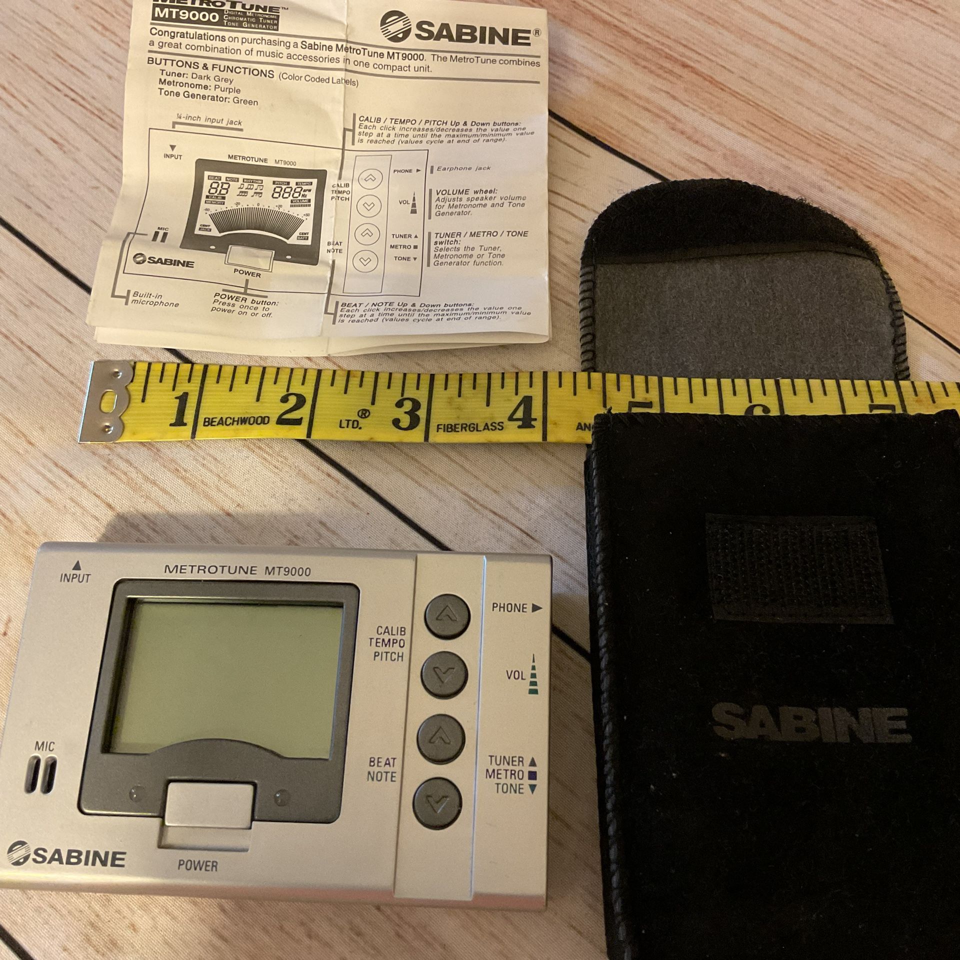 Sabine Travel Metronome - Like New