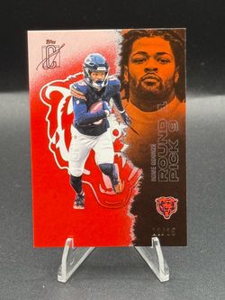 2025 Topps Signature Class Red Lava #10 Rome Odunze #/25