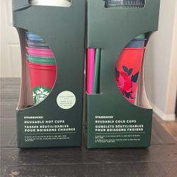Starbucks Hot/Cold Reusable Cups