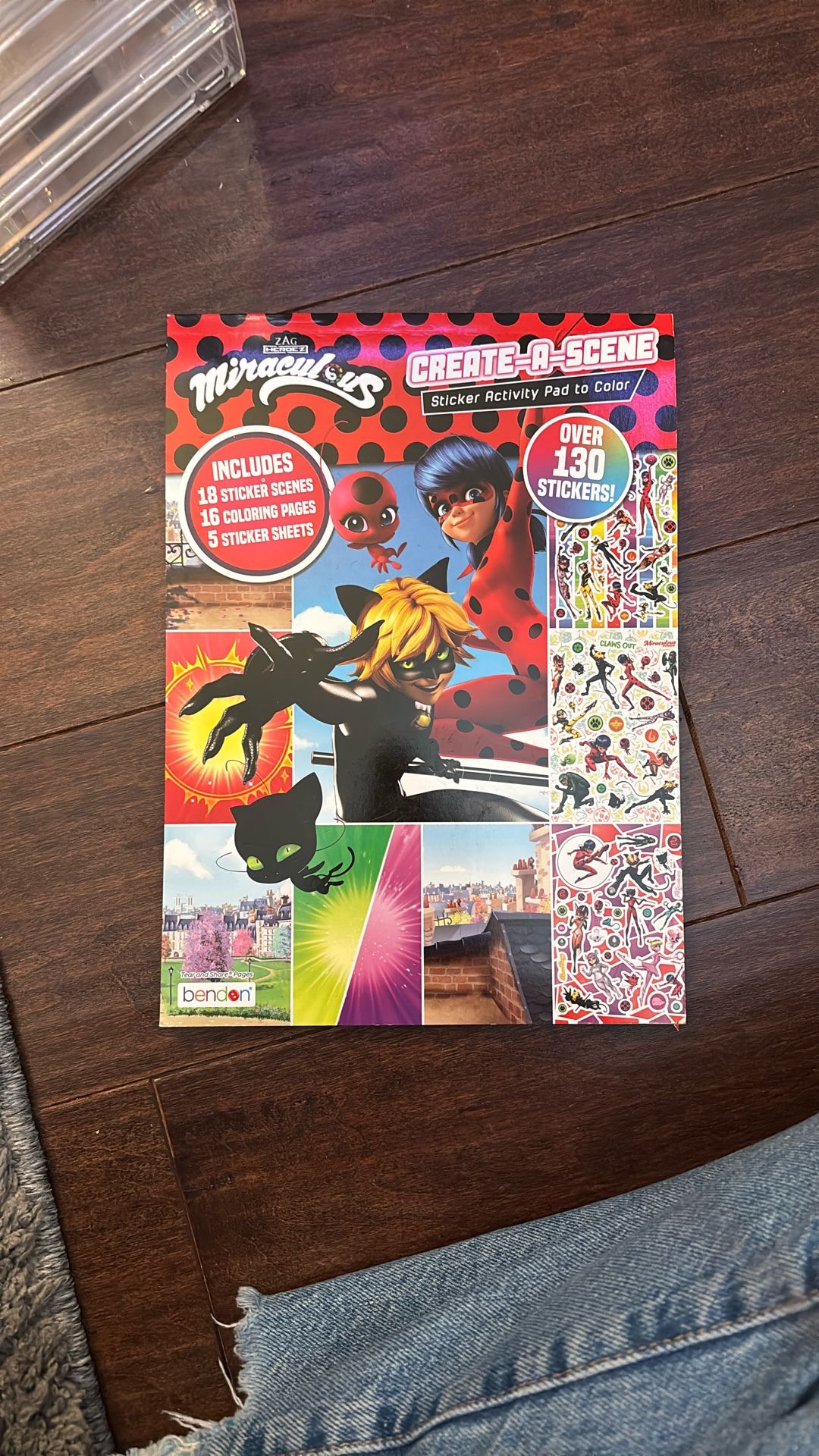 Miraculous Ladybug Coloring/Sticker Book
