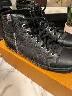 Louis Vuitton Damier Graphite High-Top Sneakers, Mens US 08