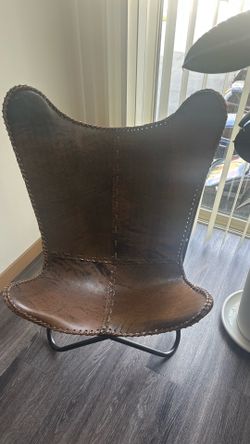 Leather Butterfly Chair
