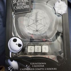 New DISNEY Nightmare Before Christmas Countdown Clock