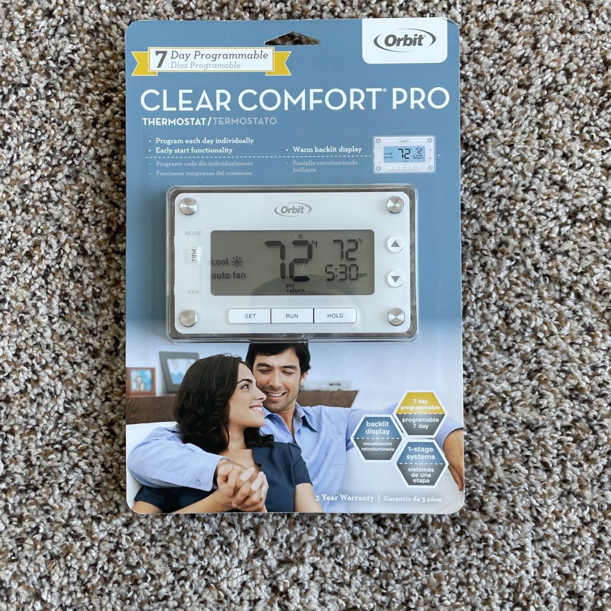 Orbit Clear Comfort Pro Thermostat