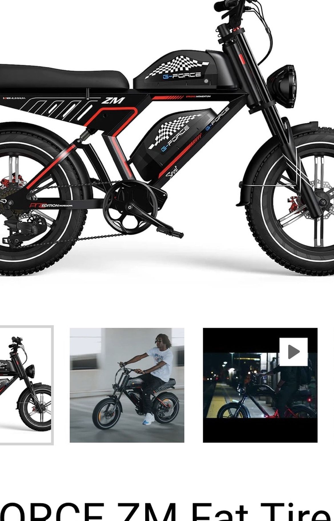 G-Force Electric Bike Perfect Last Minute Gift