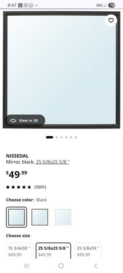 Ikea Nissedal MIRROR