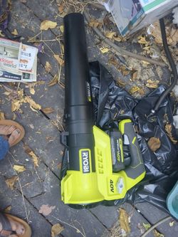 40v Ryobi blower 525cfm