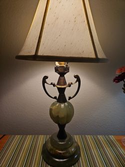 Jade Base 3 Way Light  Lamp 