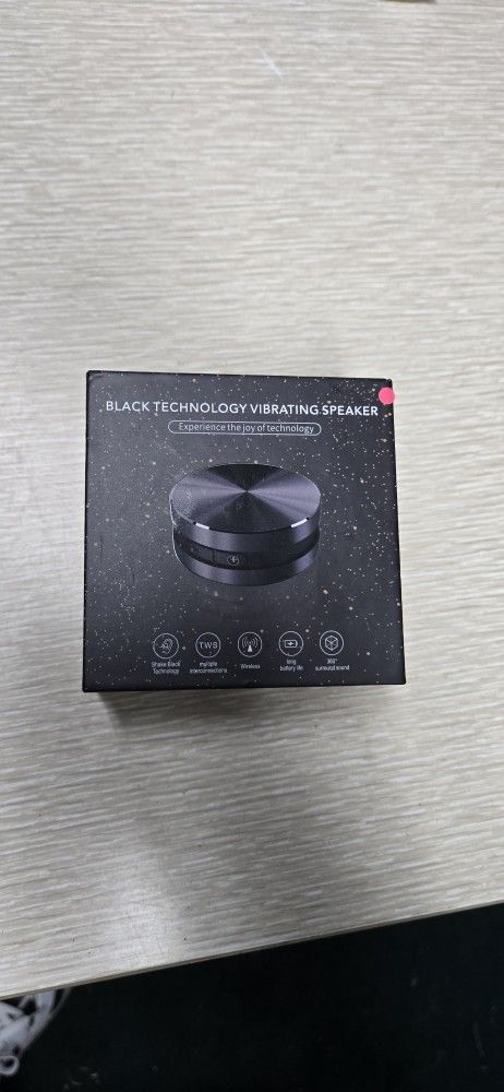Black technology vibrating speaker (New) portable 200Hz-2.5KHZ