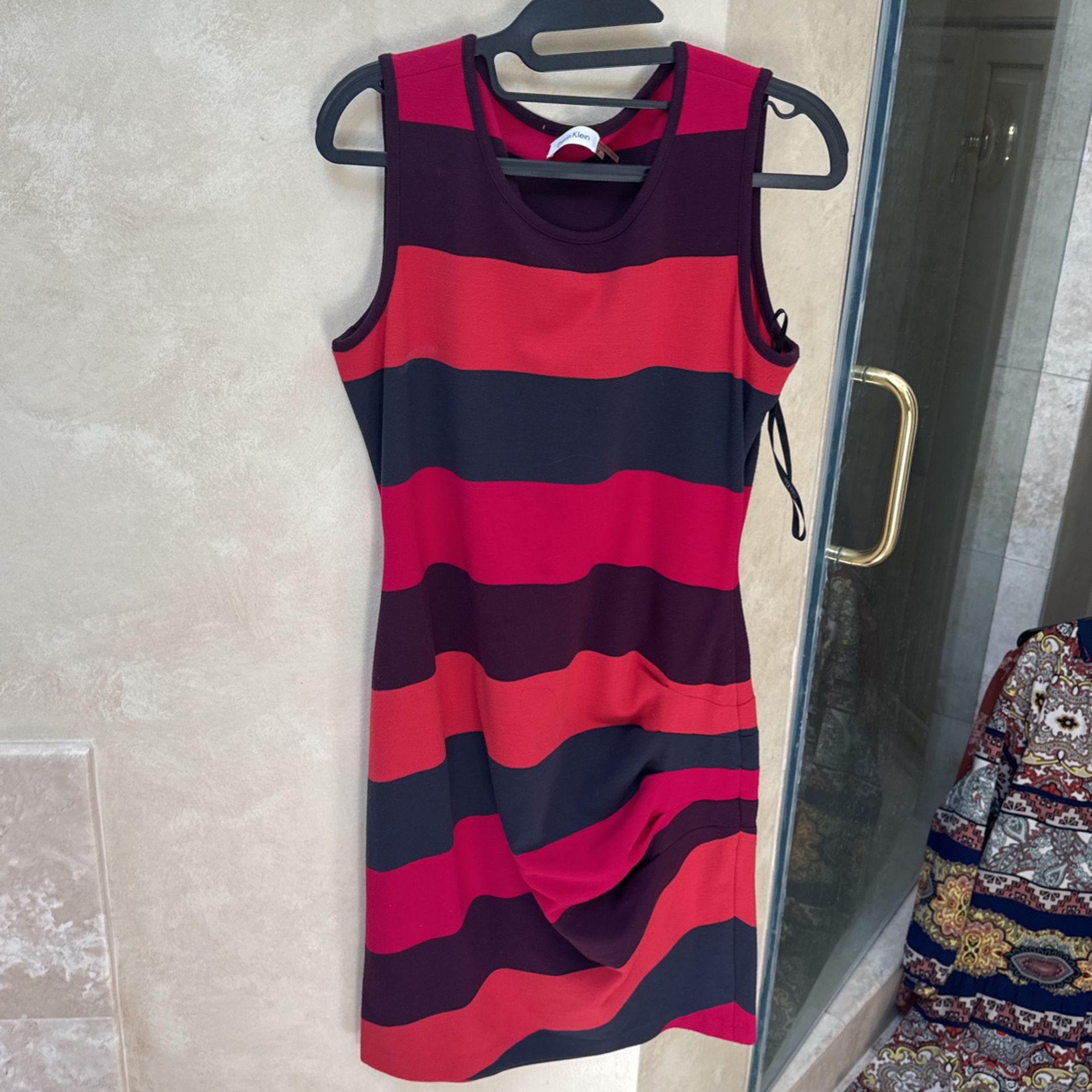 Calvin Klein Striped Dress - 12
