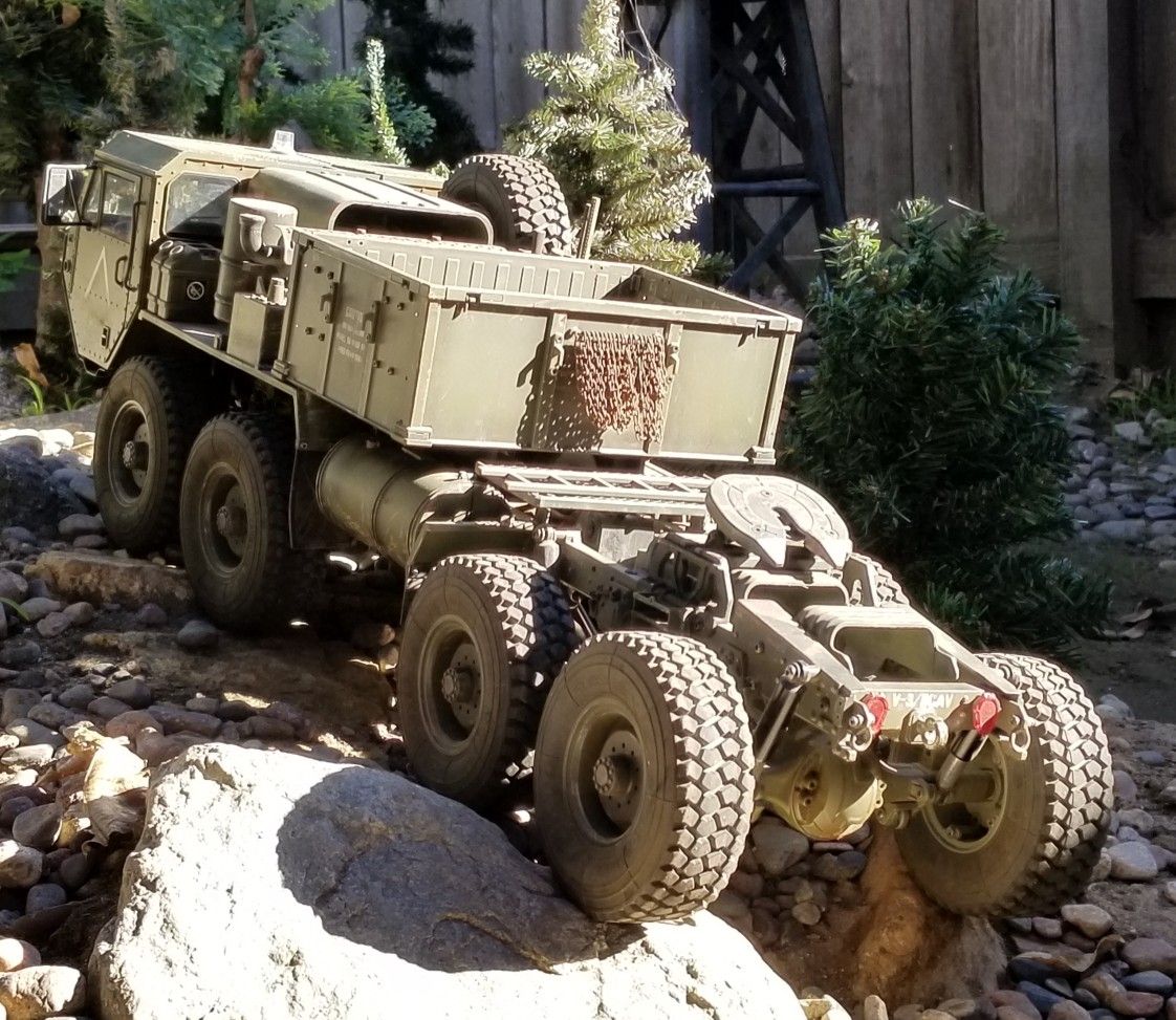 8x8 crawler HG Trasped P801 M983 HEMMTT FrSky Taranis QX7 transmitter radio TX RC Scale semi Army truck tractor Rc4wd Tamiya Lesu HG